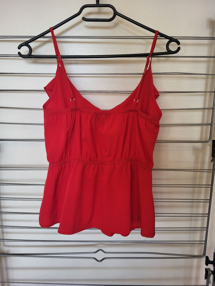 Débardeur fin rouge à bretelles Jennyfer - photo numéro 4