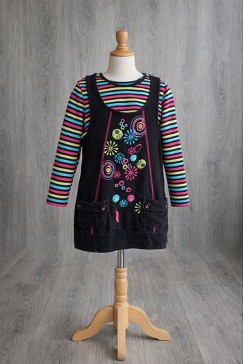 Robe à rayures fille , Taille 10 ans