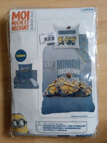 Parure lit minions