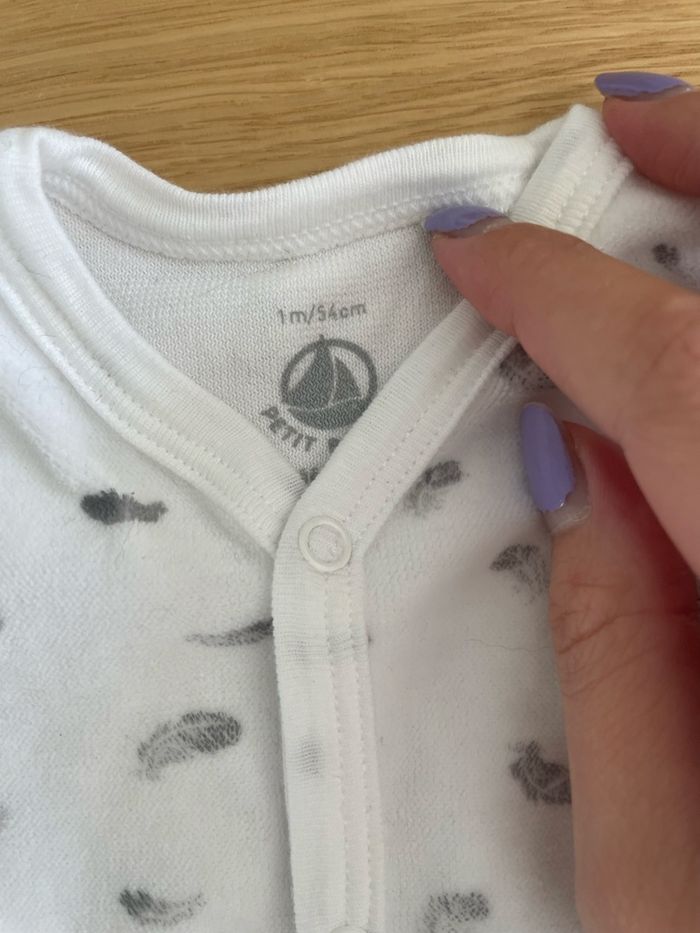 Pyjama hiver petit bateau - 1 mois - photo numéro 3