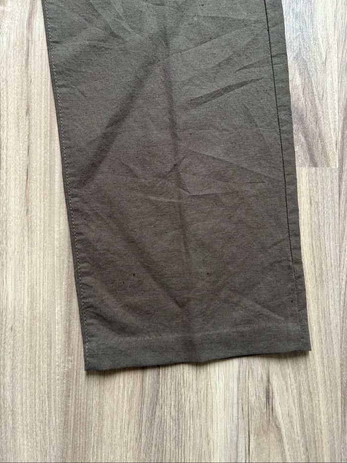 Pantalon marron uni en lin Homme H&Lewis Tailles 44-46 - photo numéro 2