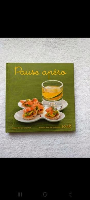 Livre recette apero