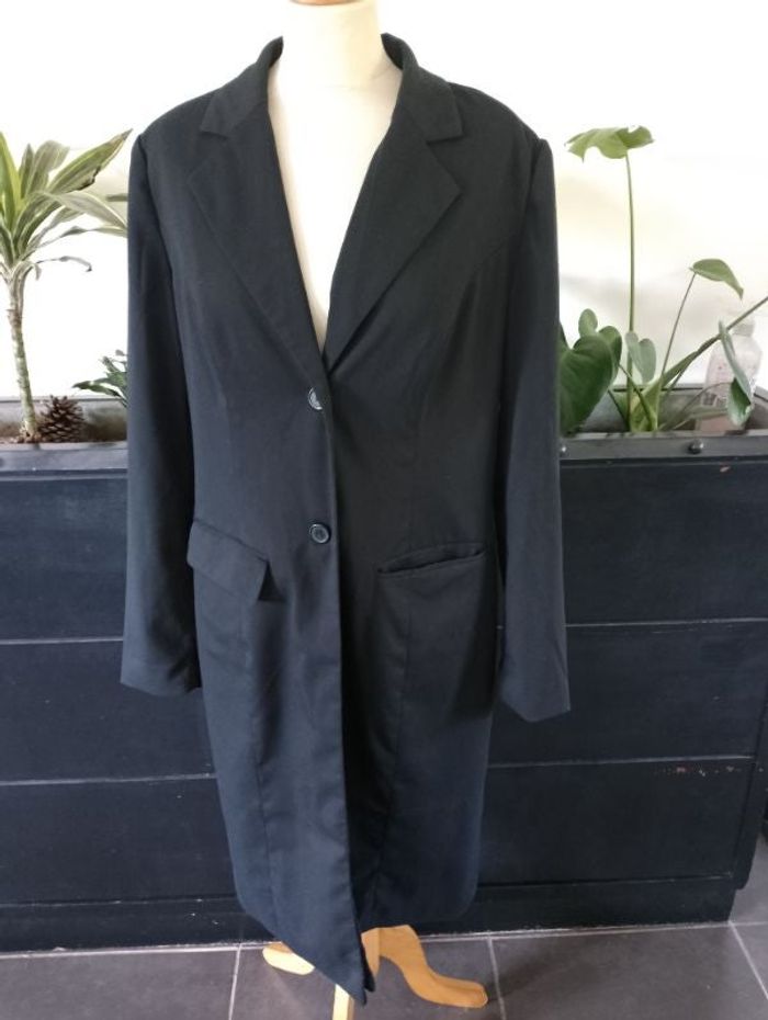 Veste longue noire bpc