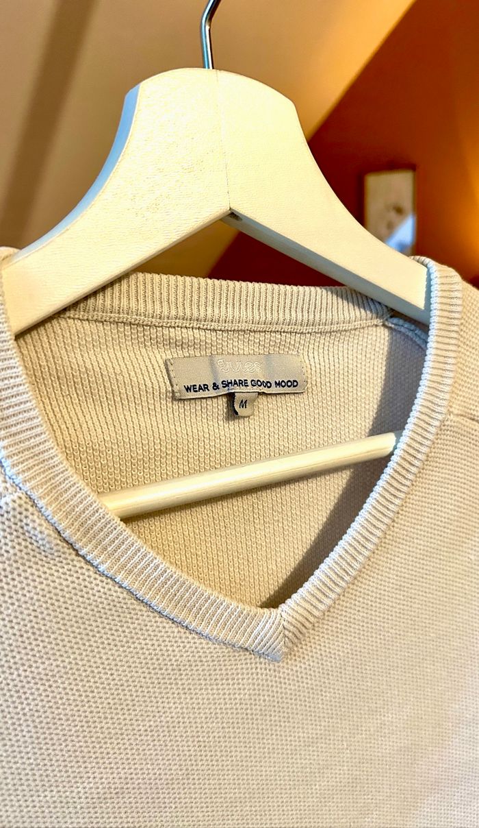💜 Pull blanc Jules taille M 💜 - photo numéro 4