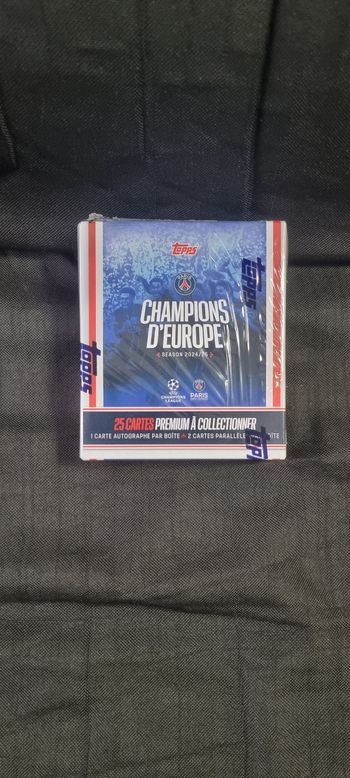 Topps Box PSG Paris Saint Germain Champion D'Europe 2024/2025