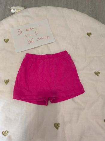Short jupette fushia