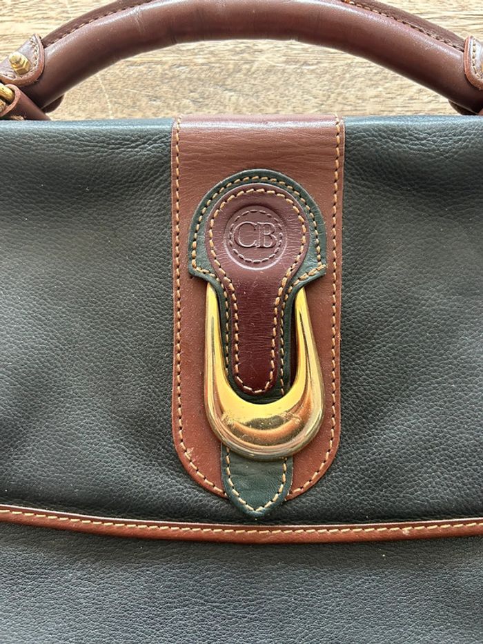 Cartable en cuir CB - photo numéro 2