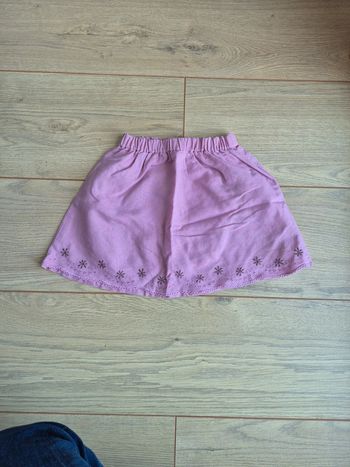Jupe vieux rose
