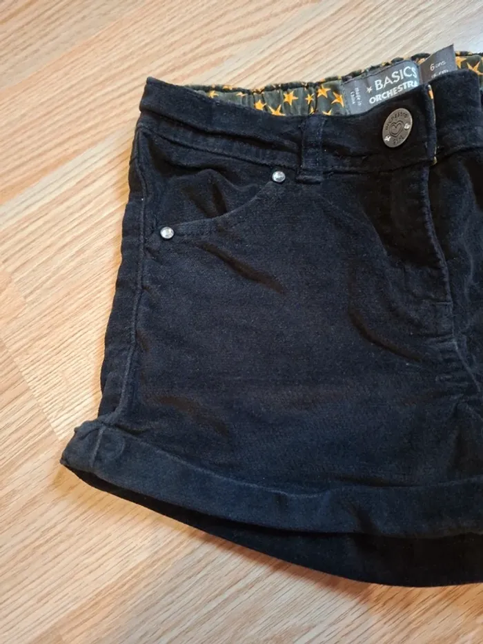 Short velours noir - photo numéro 3