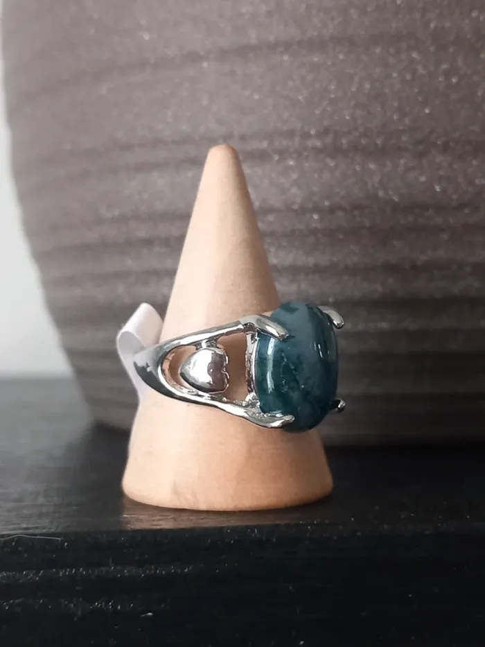 Bague en pierre naturelle taille 17 (55) - photo numéro 3