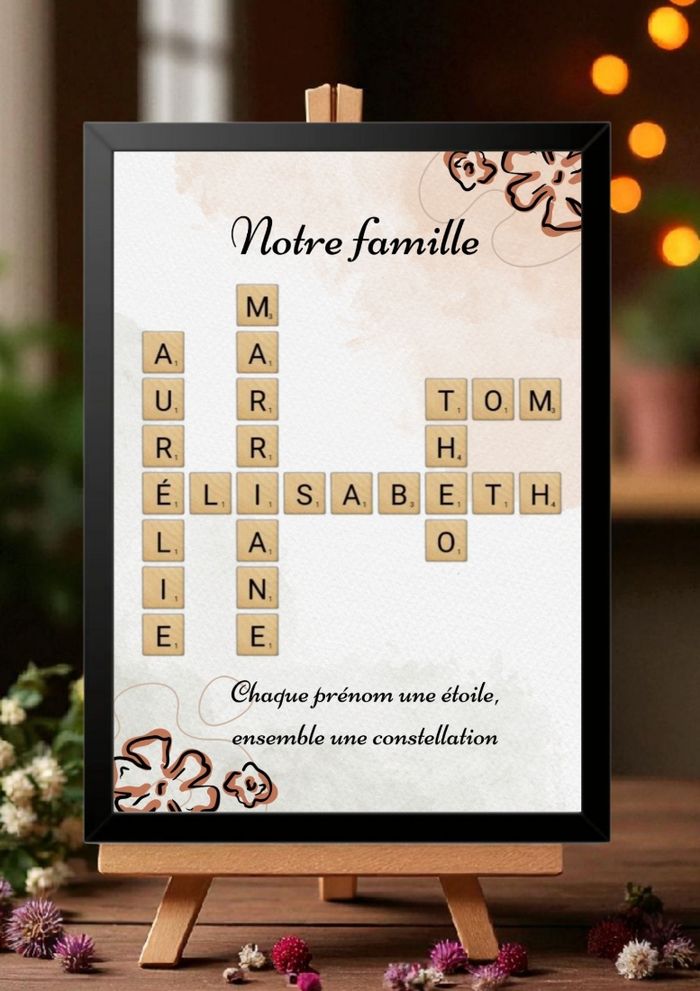 Affiche famille personnalisé - photo numéro 2