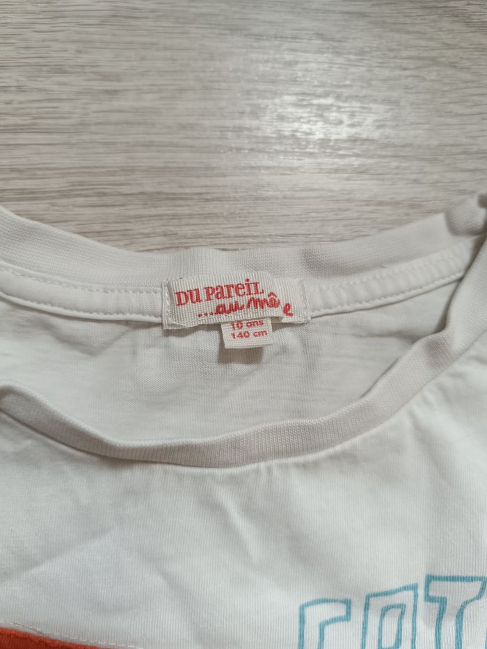 T-shirt manches courtes 10 ans - photo numéro 2
