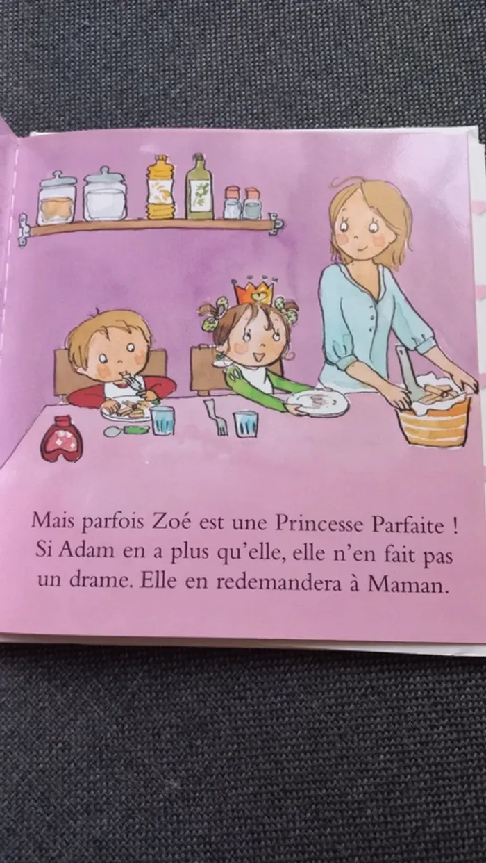 Livre princesse parfaite.  Zoé est jalouse - photo numéro 4