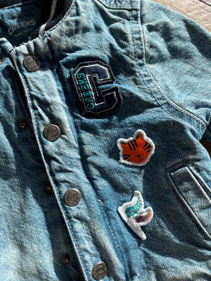 Veste bomber en jean Creeks - photo numéro 4