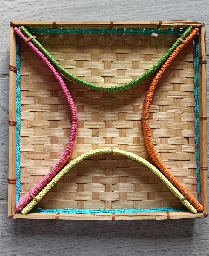 🍋 Panier avec séparateurs en couleurs 🍋