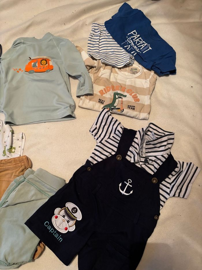 Lot vêtement garçon été 9-12 mois - photo numéro 4
