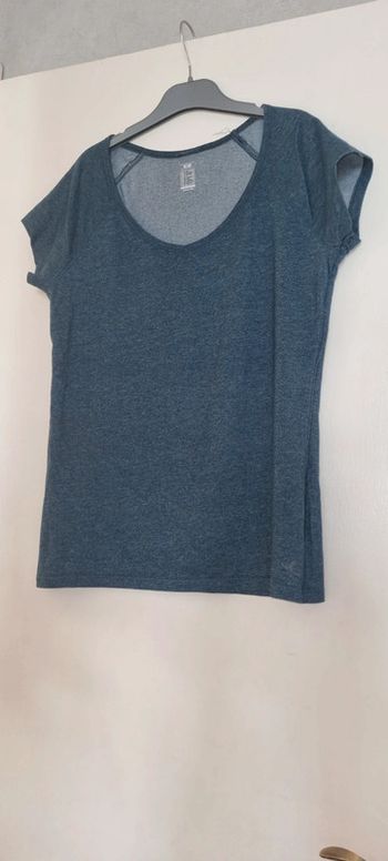 T-shirt manches courtes bleu taille 40 / L Décathlon