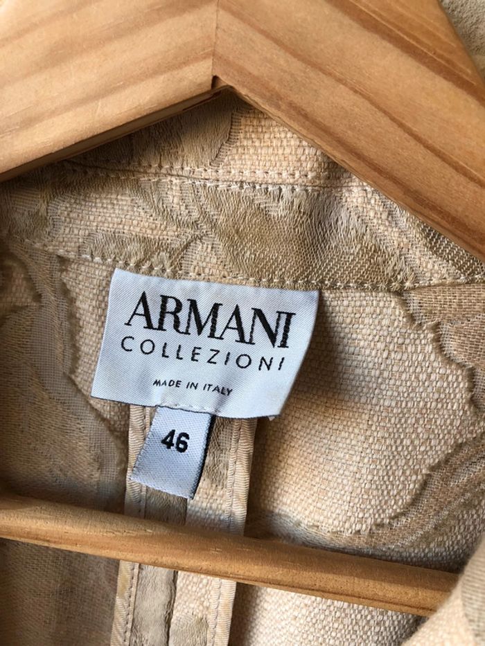 Veste manches courtes beiges Armani - photo numéro 4