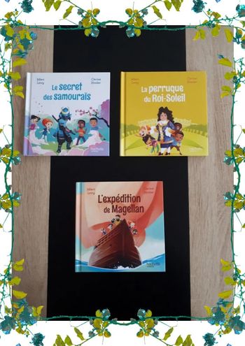 Lot 2 livres le club des aventuriers  de l'histoire
