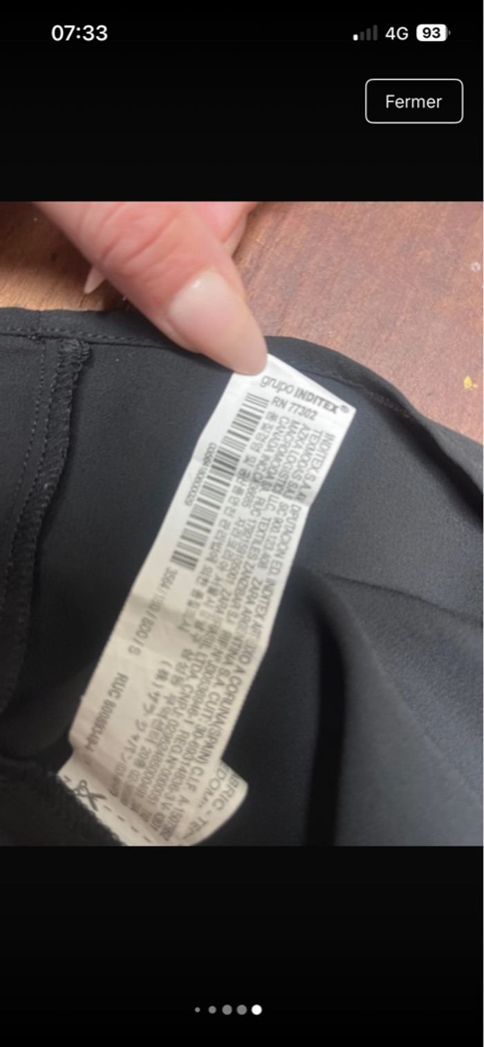 Haut noir Zara décolleté dans le dos - photo numéro 6