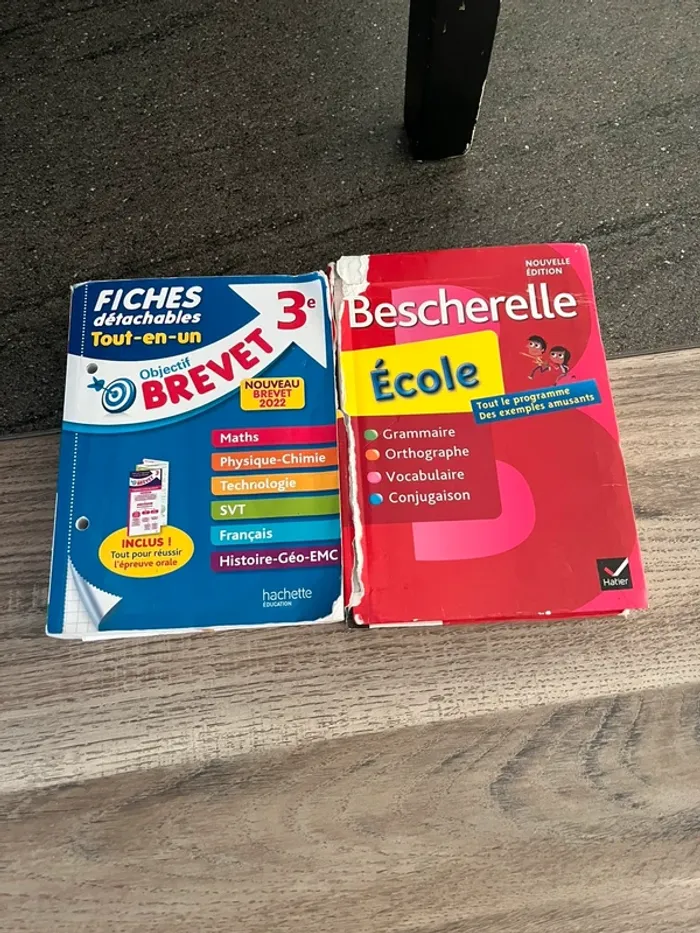 Bescherelle 3 E et fiches brevets détachable