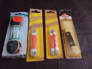 Lot de 4 Paires de LACETS - Neuves