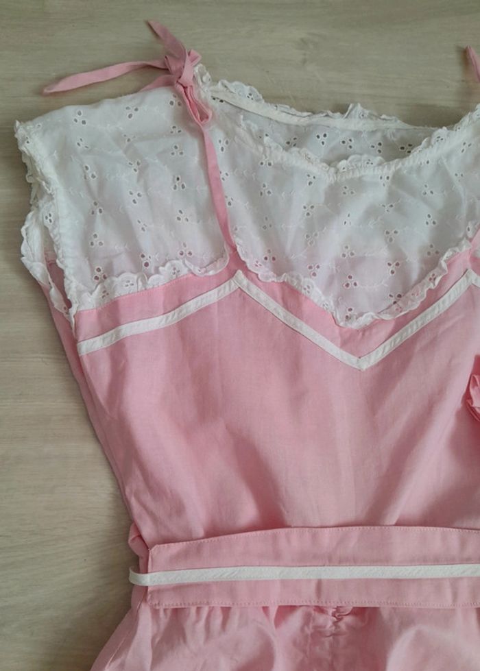 Robe rockabilly rose et dentelle - photo numéro 6