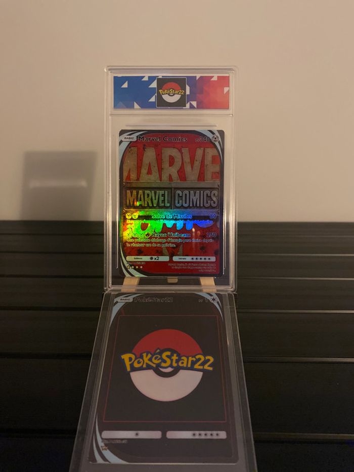 Carte Personnalisée Marvel Comics Style Pokémon Personnalisée – Brillante & Originale - photo numéro 2