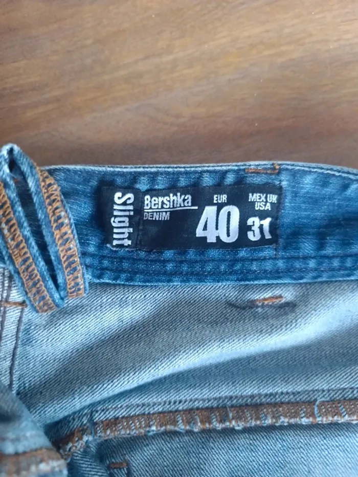 Jeans bershka slight T:40 31 - photo numéro 4