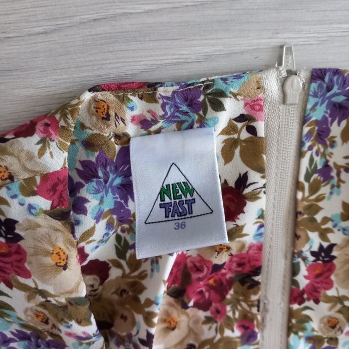 Robe longue à motifs avec doublure C&A taille 36 - photo numéro 3