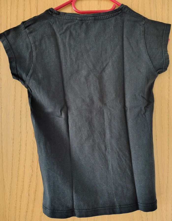 T-shirt noir fille 8 ans - photo numéro 3