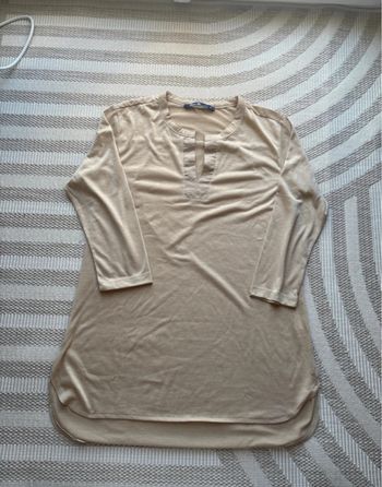 Blouse Basic TEE beige – Taille S/M – Très bon état