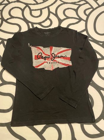 T shirt noir manches longues