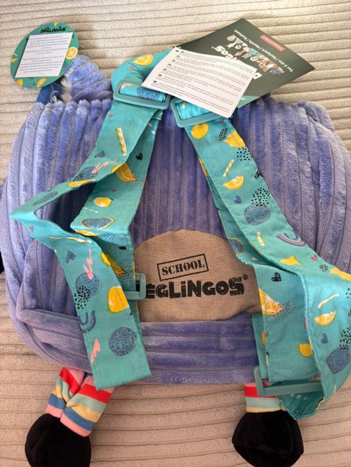 Cartable licorne kiprokos violet, Les deglingos - photo numéro 3