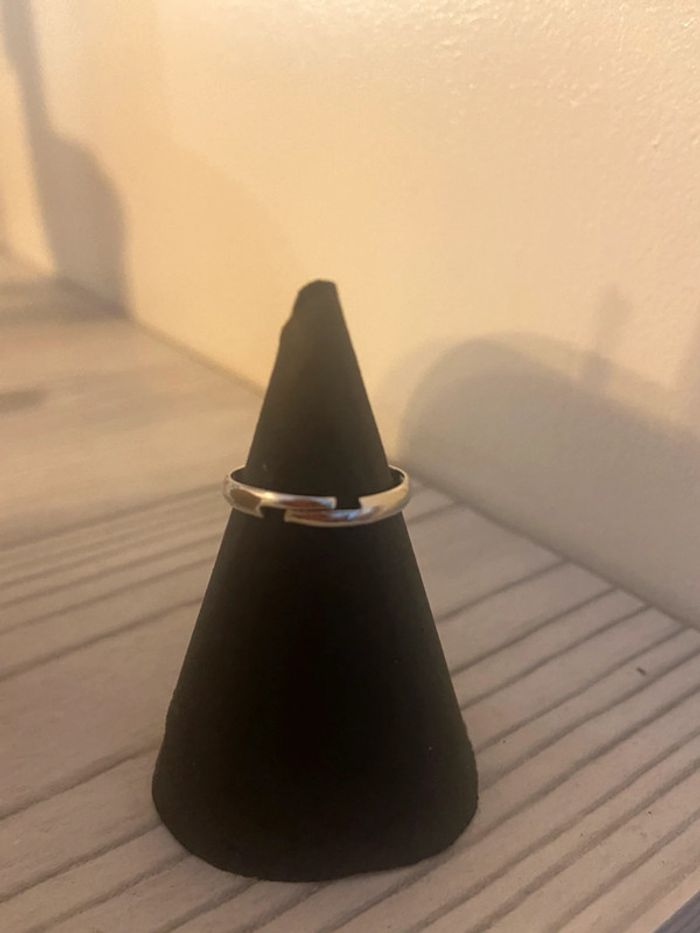 Bague pompom bleu - photo numéro 2