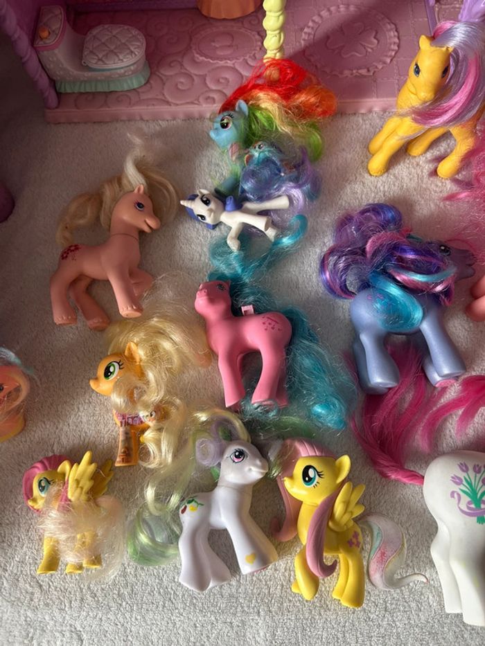 Grand lot My Little Pony vintage – Maison + accessoires + 23 poneys - photo numéro 3