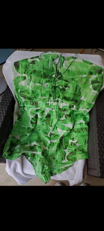 Combishort verte Taille 50 Boohoo