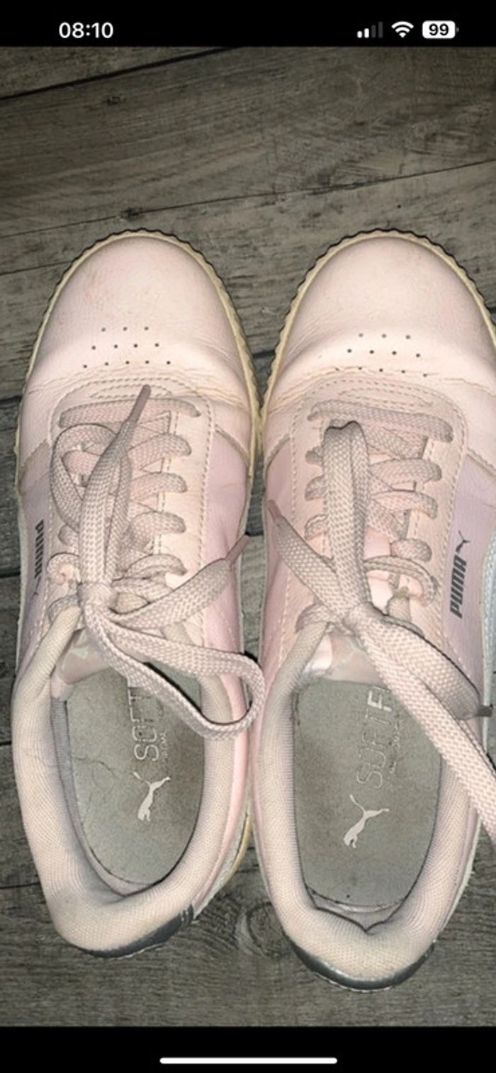 Baskets rose pale - photo numéro 4