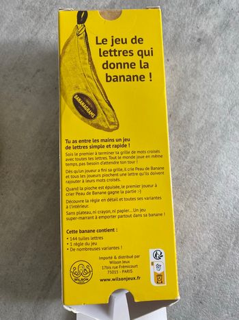 Jeu de société bananagrams