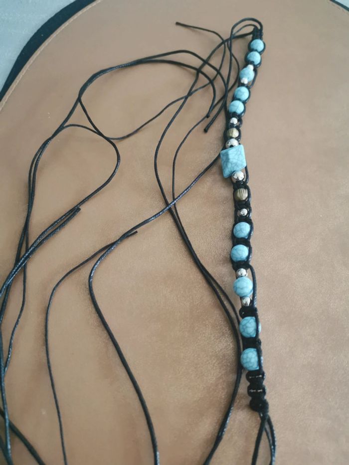 Ceinture style country cowboy turquoise