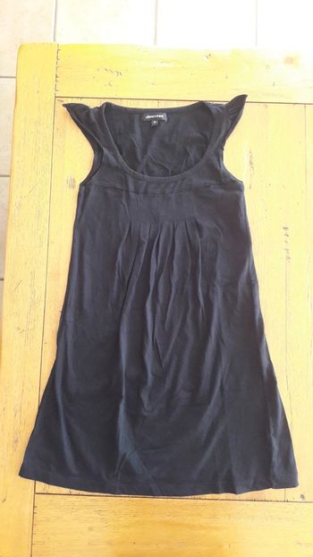 Robe courte,  sans manches , noire , taille S