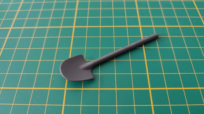 Pelle/bêche à lame arrondie référence 30 09 920 pièce détachée Playmobil #C05 - photo numéro 2