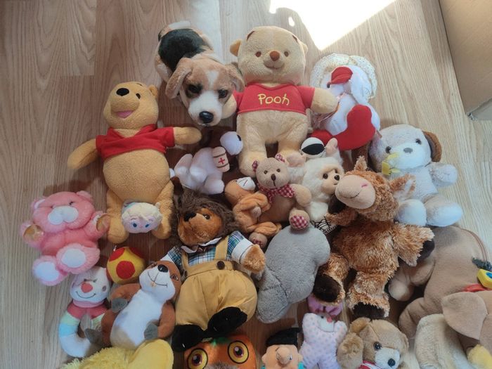 Gros lot de 25 peluches différentes tailles - photo numéro 3