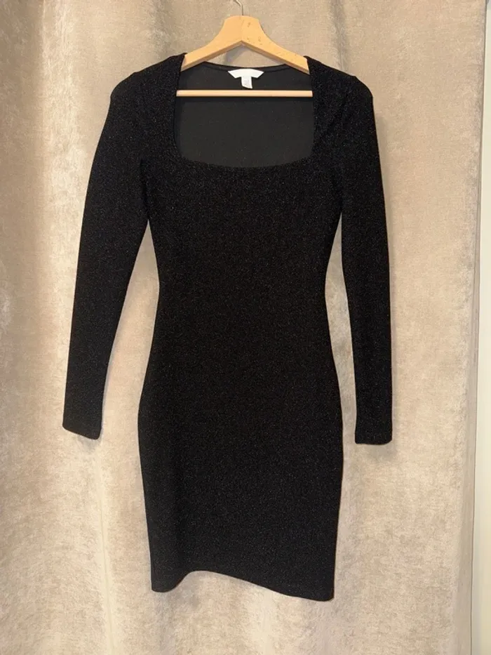 Women’s H&M black sparkle dress size xs XS / 34 / 6 - photo numéro 2