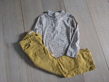 Ensemble t shirt coton bio et pantalon 4 ans monoprix