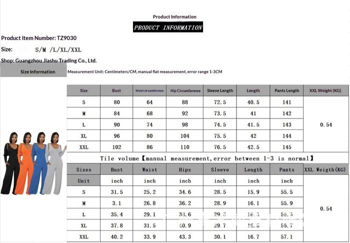 Ensemble de combinaison à manches longues côtelées pour femmes - photo numéro 5