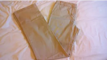 Pantalon beige cotton  T38 Etam