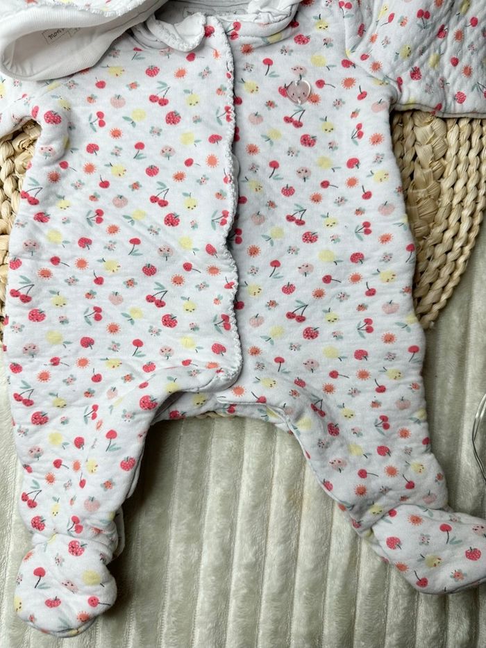 Pyjama une pièce et son bonnet Sergent Major 1 mois - photo numéro 4