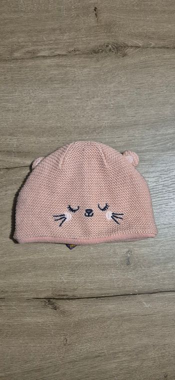 Bonnet chaud en maille 2-3 ans