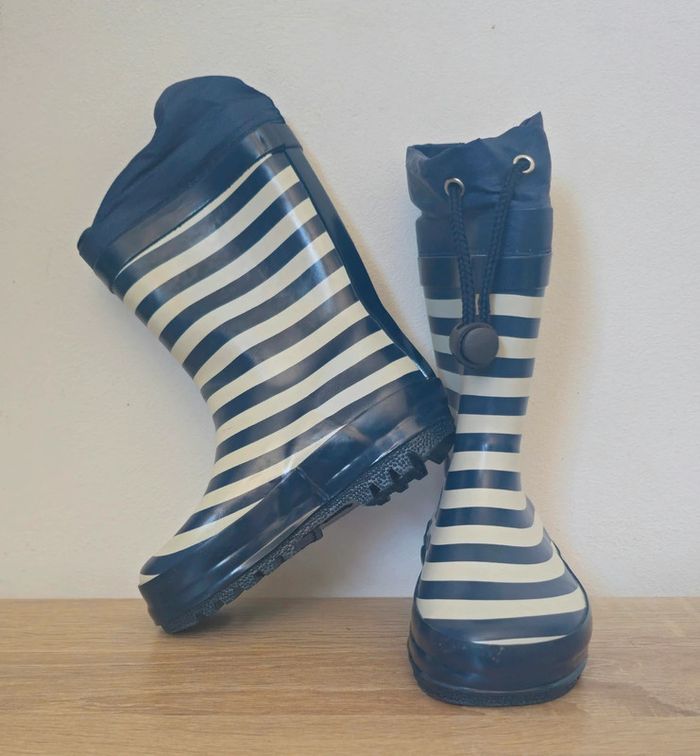 Bottes de pluie avec col imperméable taille 22 neuves 🧸 - photo numéro 2